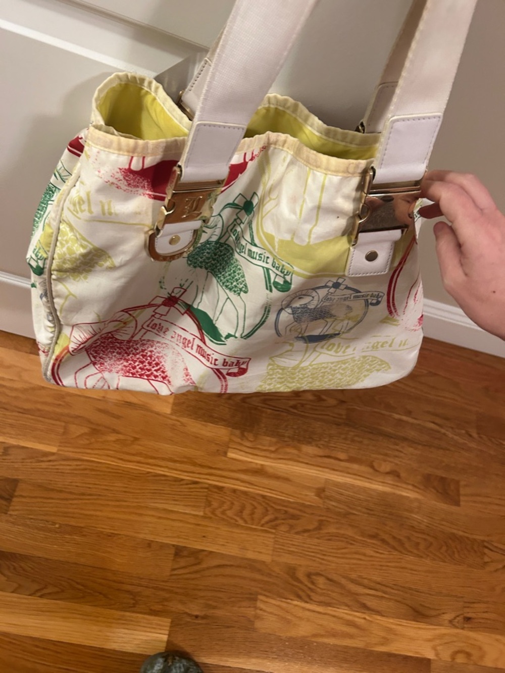 Y2k Lamb/Lesportsac tote collab Gwen Stefani - Picture 6 of 11